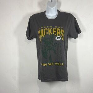Junk Food Star Wars Green Bay Packers Gray T-Shirt size xs